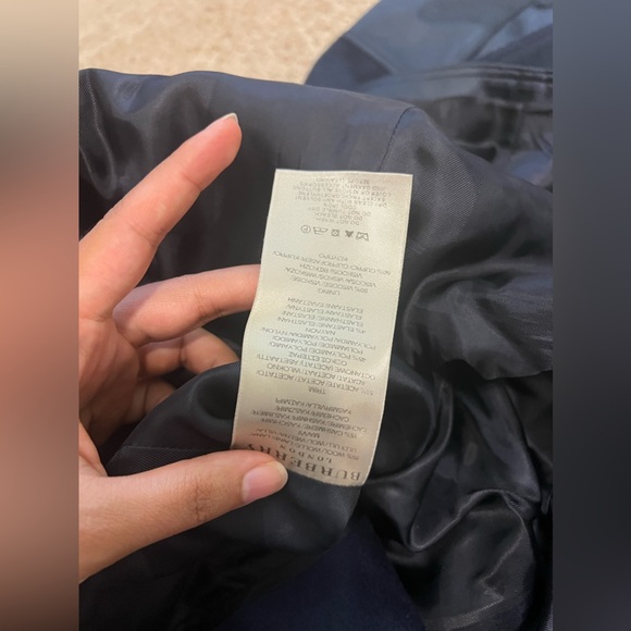 Burberry wool trench coat usa small medium - Picture 7 of 15